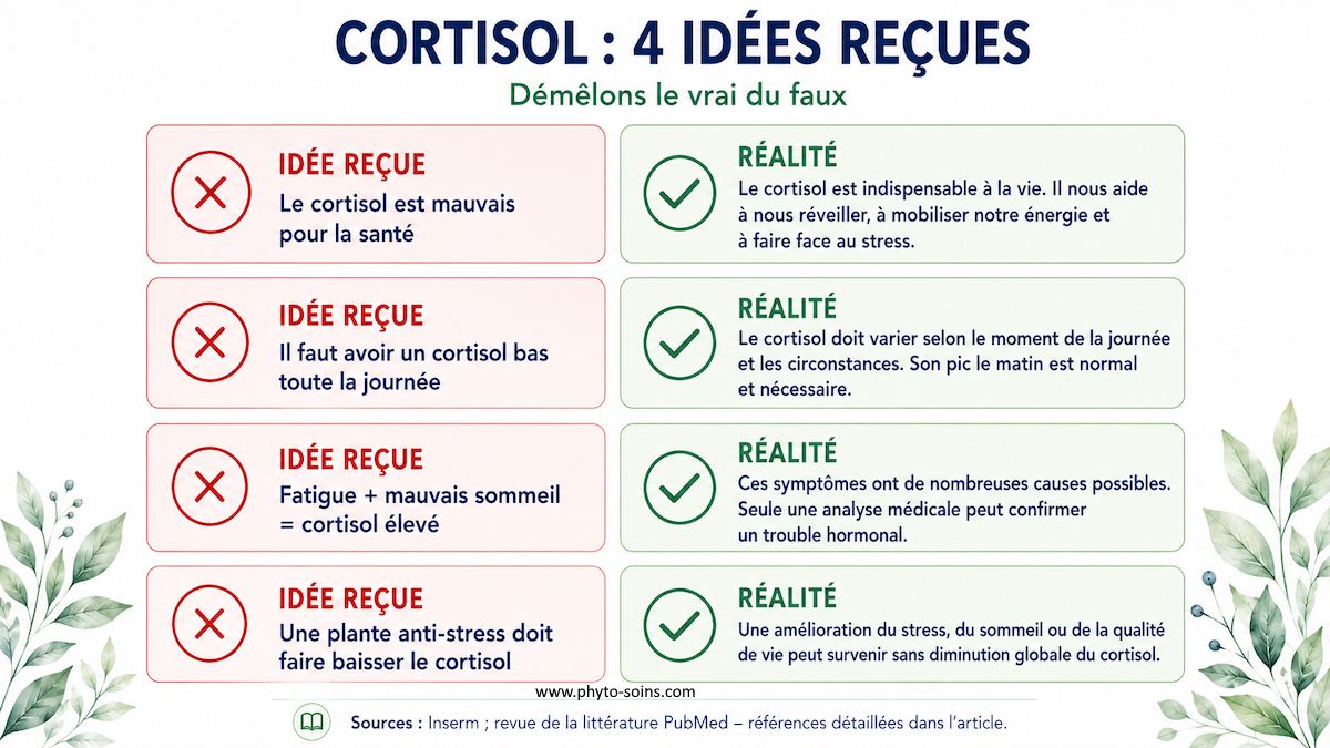 Cortisol: 4 idées reçues